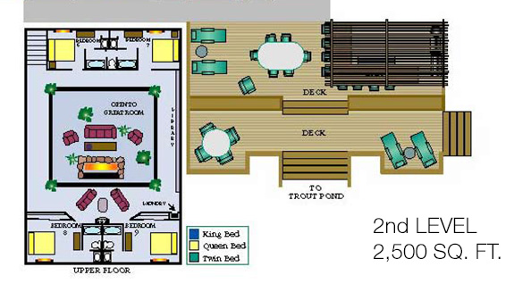 Colorado Ski Lodging Floorplan Bottom